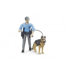 Politieagent met hond 1:16 (Bruder) Politieagent met hond 1:16 (Bruder)