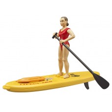 Life guard met supboard 1:16 (Bruder)