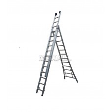 Reform ladder Maxall 3x10 uitgebogen