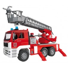 MAN brandweerwagen met ladder en waterpomp 1:16 (Bruder)