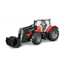 Massey Ferguson 7624 met voorlader 1:16 (Bruder) Massey Ferguson 7624 met voorlader 1:16 (Bruder)