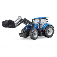 New Holland T7.315 met voorlader 1:16 (Bruder) New Holland T7.315 met voorlader 1:16 (Bruder)