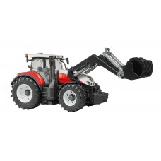 Steyr 6300 Terrus met voorlader 1:16 (Bruder)