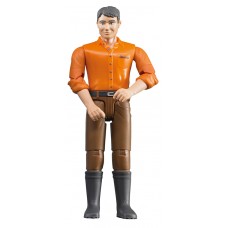 Man met bruine jeans 1:16 (Bruder)