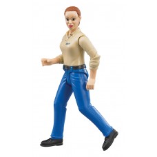 Vrouw met jeans 1:16 (Bruder)