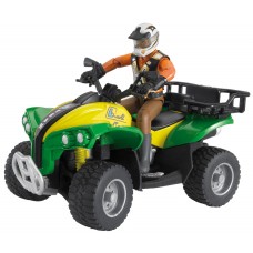 Quad met bestuurder 1:16 (Bruder) Quad met bestuurder 1:16 (Bruder)