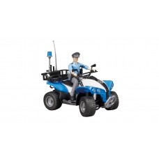 Politie quad met politie agente en accessoires 1:16 (Bruder) Politie quad met politie agente en accessoires 1:16 (Bruder)